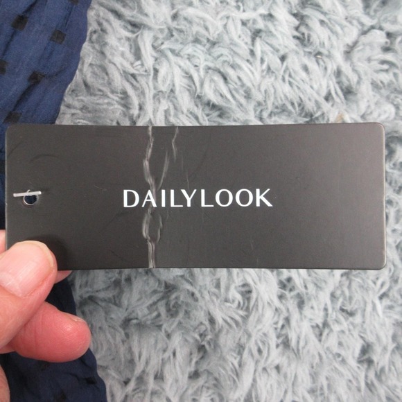 Pinch Dress Womens Small Blue Check Puff Sleeve Tiered Maxi Boho Lined NWT - Picture 8 of 16